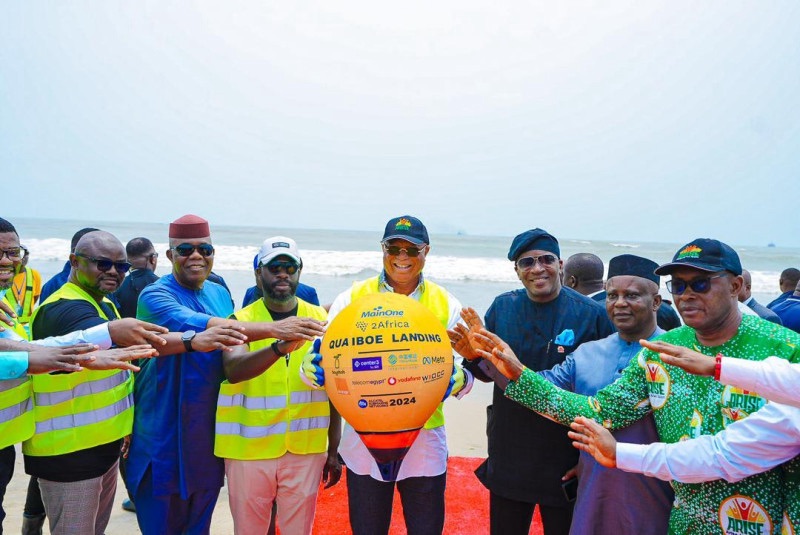 MainOne Lands 2Africa Submarine Cable in Qua Iboe, Akwa Ibom State, boosting Broadband Connectivity in South-South&nbsp;Nigeria